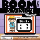 Summer Division Set 2 Boom Cards? for 2nd and 3rd Grade
