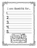 I am thankful for