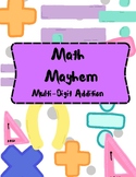 Multi-Digit Addition Math Mayhem