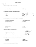 Zoology Final Exam with Key