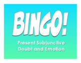 Spanish Present Subjunctive With Doubt and Emotion Bingo