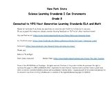 NYS Science Learning Standards "I Can Statements" Grade 3 - Plan Book List