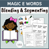 CVCe Words Blending & Segmenting Cards