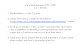3, 2, 1 - Life in Nazi Germany