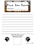 Author's Purpose Animal Cracker Writing Activity
