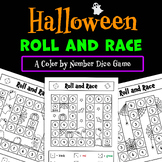 Halloween Roll and Cover Dice Game | Roll and Race | Fall Classroom Activity