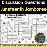 Juneteenth Jamboree by Carole Boston Weather | Picture Book Discussion Questions