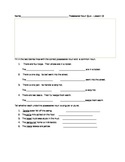 Possessive Noun Quiz