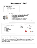 ACT Prep Syllabus