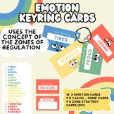 Emotion Keyring Cards | Zones Of Regulation | Emotional & Self ...