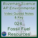 024 Fossil Fuel Resources - AP Environmental Bozeman Science Guide & Key