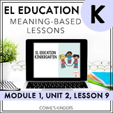 EL Education Kindergarten Module PowerPoint | Module 1, Unit 2, Lesson 9