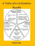 5 Traits of a Civilization Bundle for Middle and High School