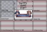 The 50 States Printable Graphic Organizer - Project and Webquest