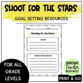 Shoot For the Stars Goal Setting Resources - Perfect for Beginning of the Year!