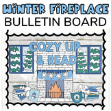 Fireplace Bulletin Board & Winter Snowflake Bulletin Board