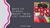 BACK TO SCHOOL EDITABLE Wish list garden