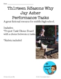 Thirteen Reasons Why by Jay Asher Choice Board