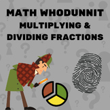 Multiplying and Dividing Fractions - Dinosaur Museum Themed Math Whodunnit