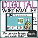 CVC Word Families for Seesaw? and Google Slides? 