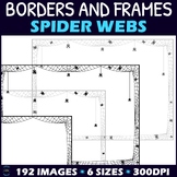 Spider Web Borders Halloween Clipart