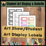 Art Show Labels-Fillable
