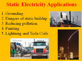 Static Electricity Applications - Electricity PowerPoint Lesson & Student Notes