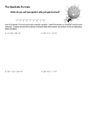 The Quadratic Formula Joke Worksheet 3