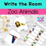 Zoo Write the Room, Kindergarten Center Activity