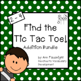 Addition Tic Tac Toe Games Bundle