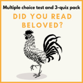 Beloved by Toni Morrison Quiz and Test Pack -- Multiple choice (easy grading!)
