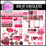Valentine's Day Chocolates Clipart Bundle