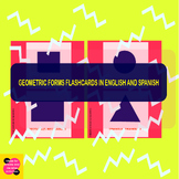 Geometric Forms Flashcards in English and Spanish