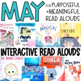 May Interactive Read Aloud Bundle | End of the Year Activities Bulletin Board