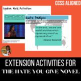 The Hate U Give Activities
