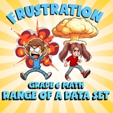 Range of a Data Set FRUSTRATION Math Game - No Prep Grade 6 Review