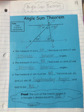 Angle Sum Theorem