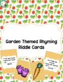 Gardening Themed Rhyming Riddles