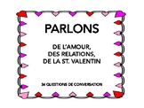 La Saint Valentin, quiz quiz trade, speaking in French