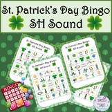 St. Patrick's Day SH Sound Articulation Bingo Game for Speech Therapy