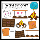 "Want S'more?" (Camping Clipart Set)