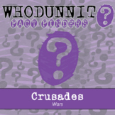 Crusades Wars Whodunnit Activity - Printable & Digital Game Options