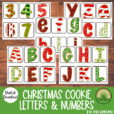 Christmas Cookie Alphabet and Numbers