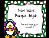 Penguin Glyph:  New Year's Goals:  Grades 1-3