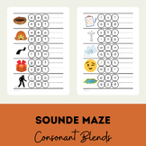 Consonant blends sound maze