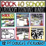 Back to School Activities Management, Decor, and First Week Activities