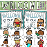 Welcome To Our Classroom Door Sign Staying Healthy Social Distancing Editable