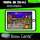 Trunk Or Treat Articulation BOOM Cards for Early Sounds
