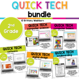 Quick Tech Activities 2nd Grade Bundle | Technology Integration