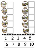 Easter worksheet tenframe/cut